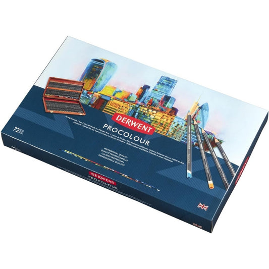 Derwent Procolour Pencil 72'li Ahşap Kutu