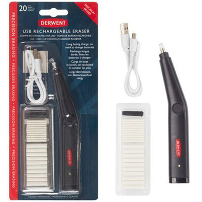 Derwent USB Rechargeable Electric Eraser (Elektrikli Silgi)