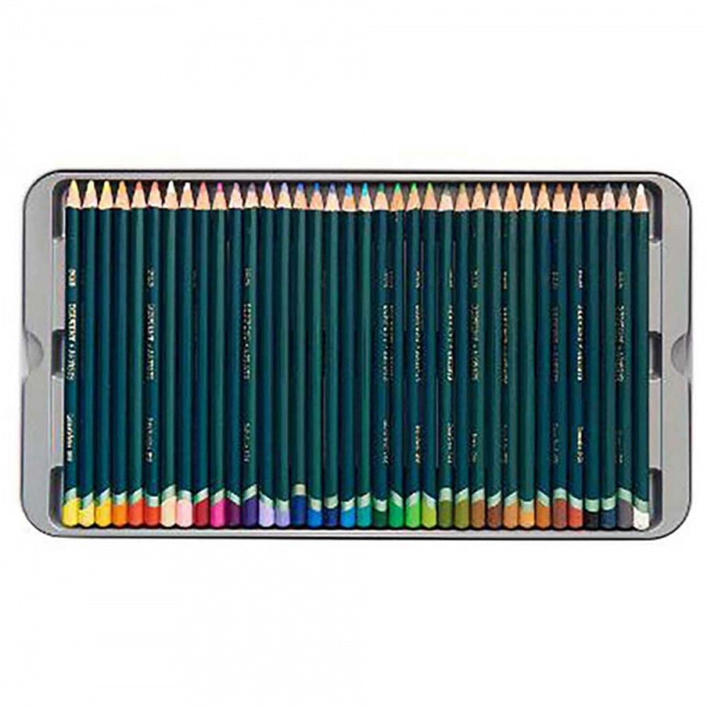 Derwent Artists Pencil 36'li Teneke Kutu (Kuru Boya Kalemi)
