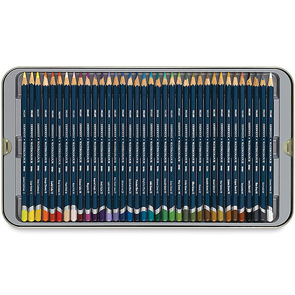 Derwent Watercolour Pencil 36'lı Teneke Kutu (Sulu Boya Kalemi)