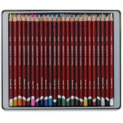 Derwent Pastel Pencil 24'lü Teneke Kutu (Pastel Kalem)