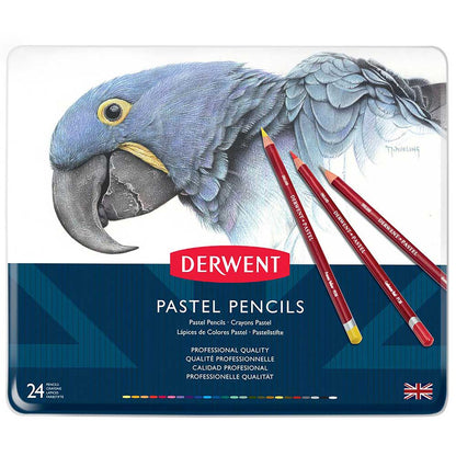 Derwent Pastel Pencil 24'lü Teneke Kutu (Pastel Kalem)