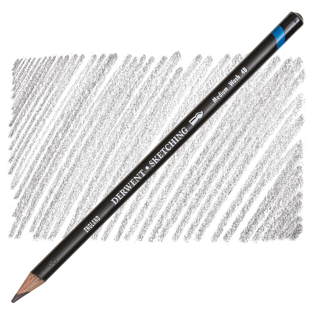 Derwent Watersoluble Sketching Pencil (4B) Medium Wash