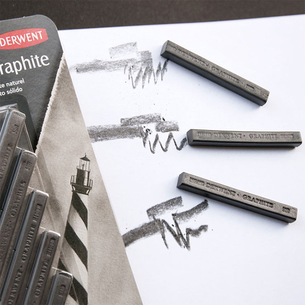 Derwent Natural Graphite (Soft Block)-(Yumuşak)