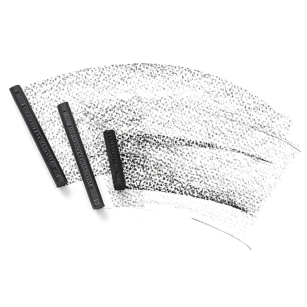 Derwent Compressed Charcoal Blister 6'lı (Sıkıştırılmış Kömür Çubuk)