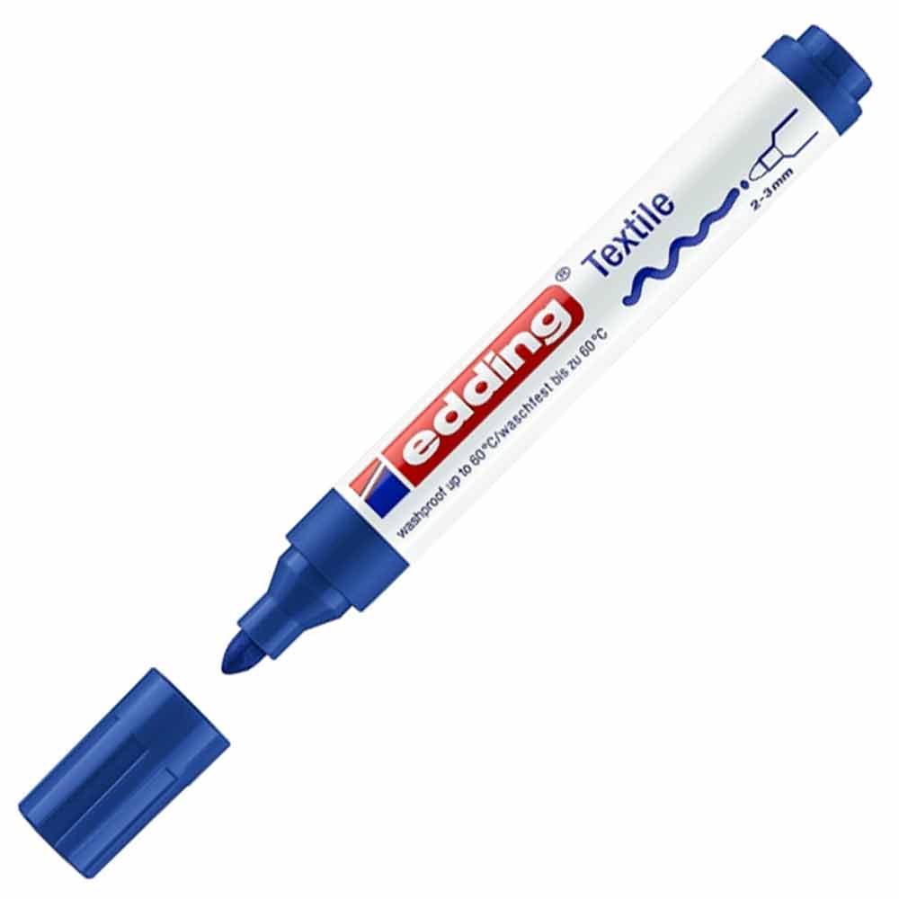 Edding Tekstil Markörü 2-3mm Mavi (03)
