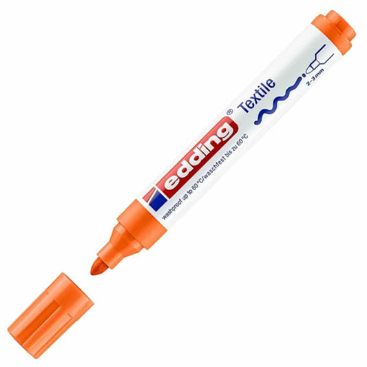 Edding Tekstil Markörü 2-3mm Turuncu (06)