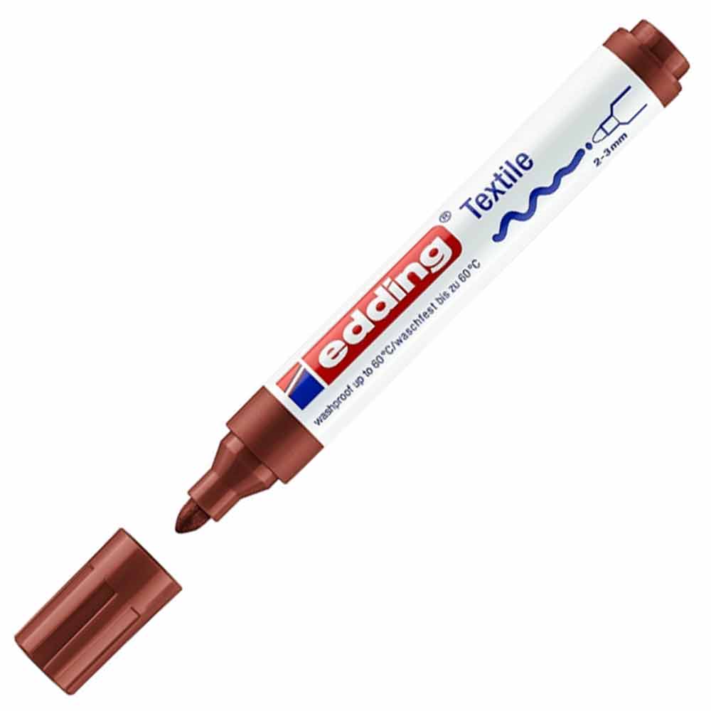Edding Tekstil Markörü 2-3mm Kahverengi (07)