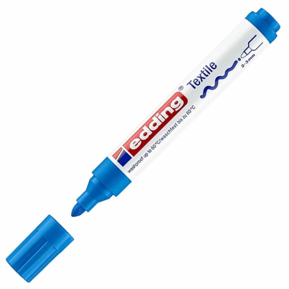 Edding Tekstil Markörü 2-3mm Açık Mavi (10)