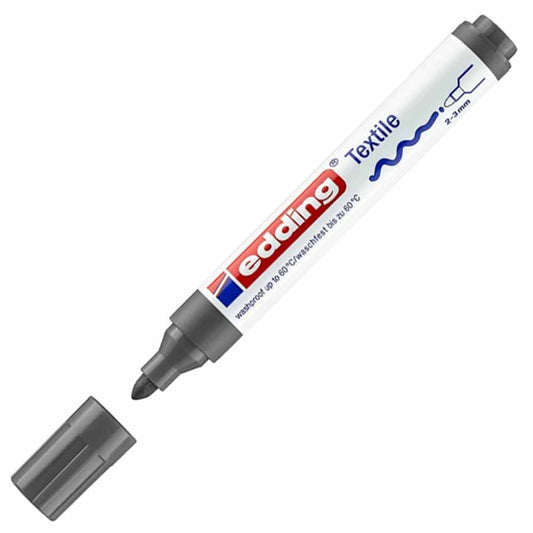 Edding Tekstil Markörü 2-3mm Gri (12)