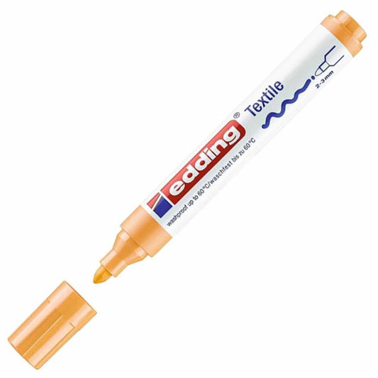 Edding Tekstil Markörü 2-3mm Açık Turuncu (16)