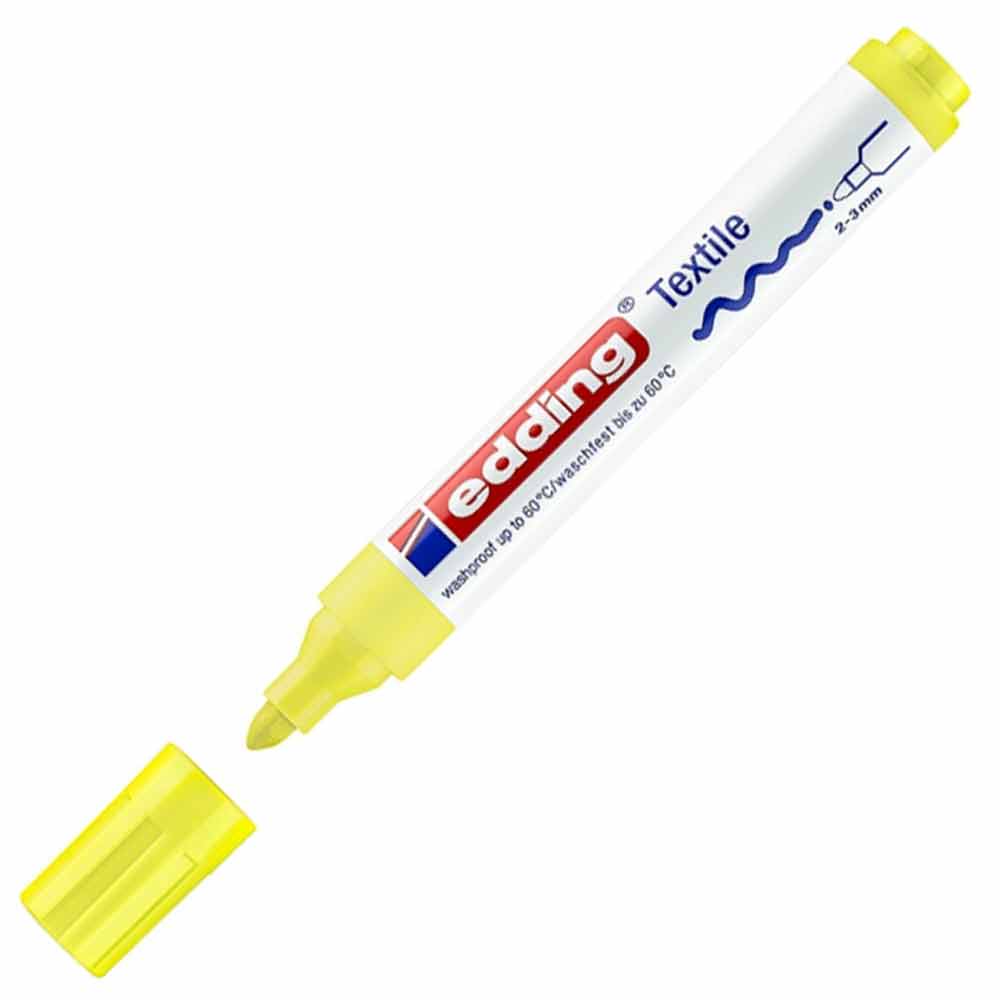 Edding Tekstil Markörü 2-3mm Neon Sarı (65)