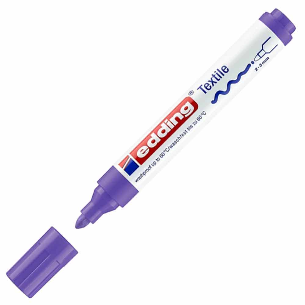 Edding Tekstil Markörü 2-3mm Neon Mor (68)