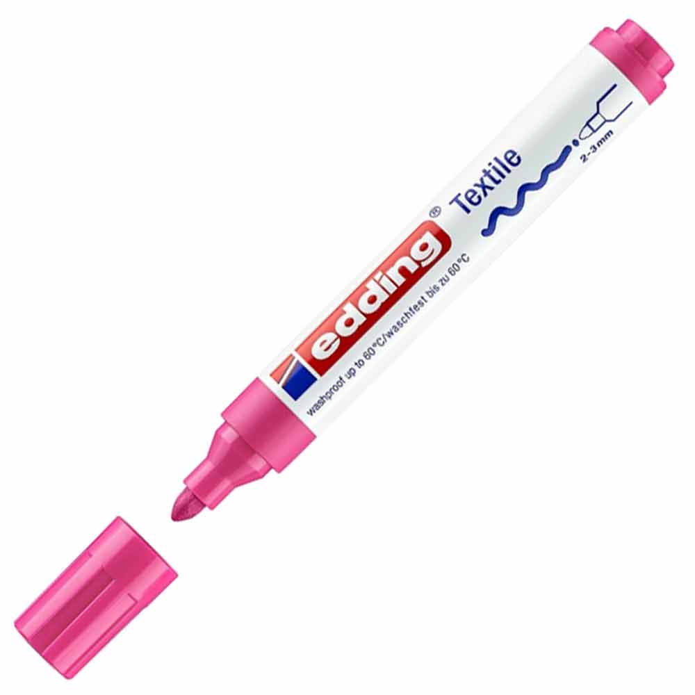 Edding Tekstil Markörü 2-3mm Neon Pembe (69)
