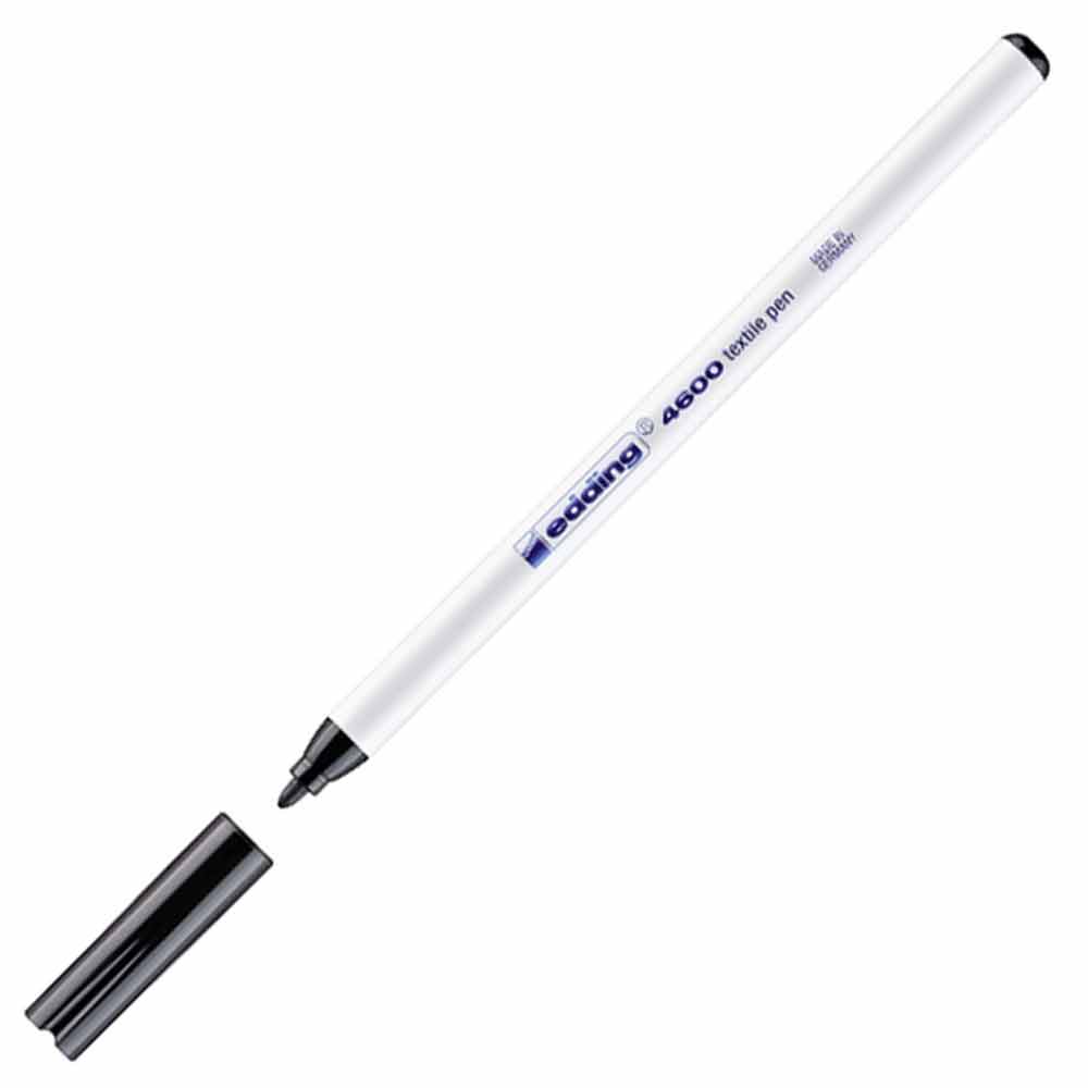Edding Tekstil Kalemi 1mm Siyah (01)