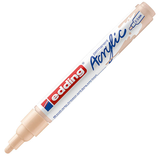 Edding 5100 Orta Uçlu Akrilik Markör 2-3mm Yuvarlak Uç Bej