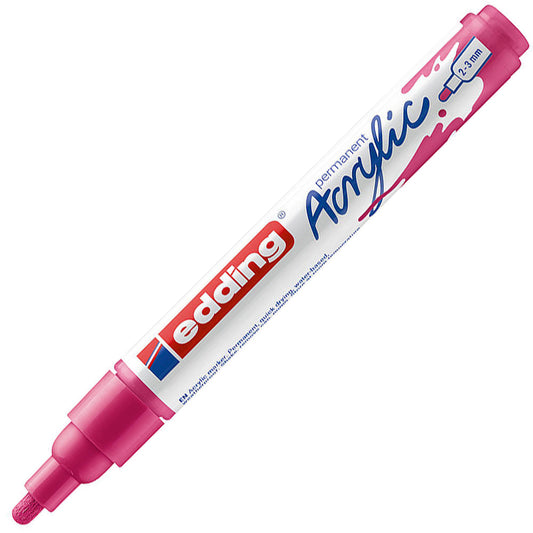 Edding 5100 Orta Uçlu Akrilik Markör 2-3mm Yuvarlak Uç Telemagenta