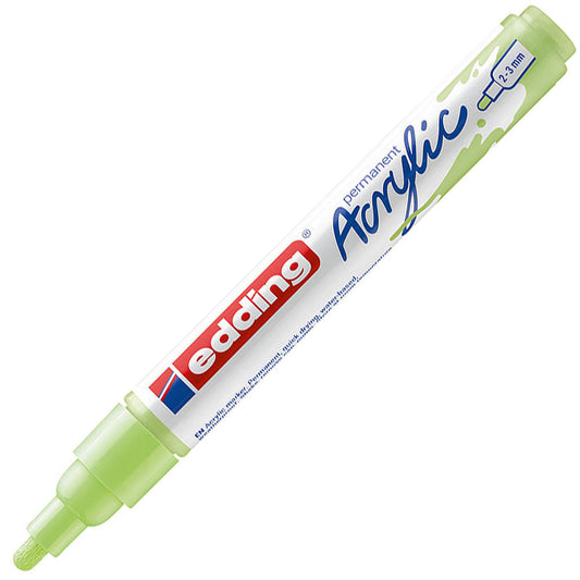 Edding 5100 Orta Uçlu Akrilik Markör 2-3mm Yuvarlak Uç Pastel Yeşil