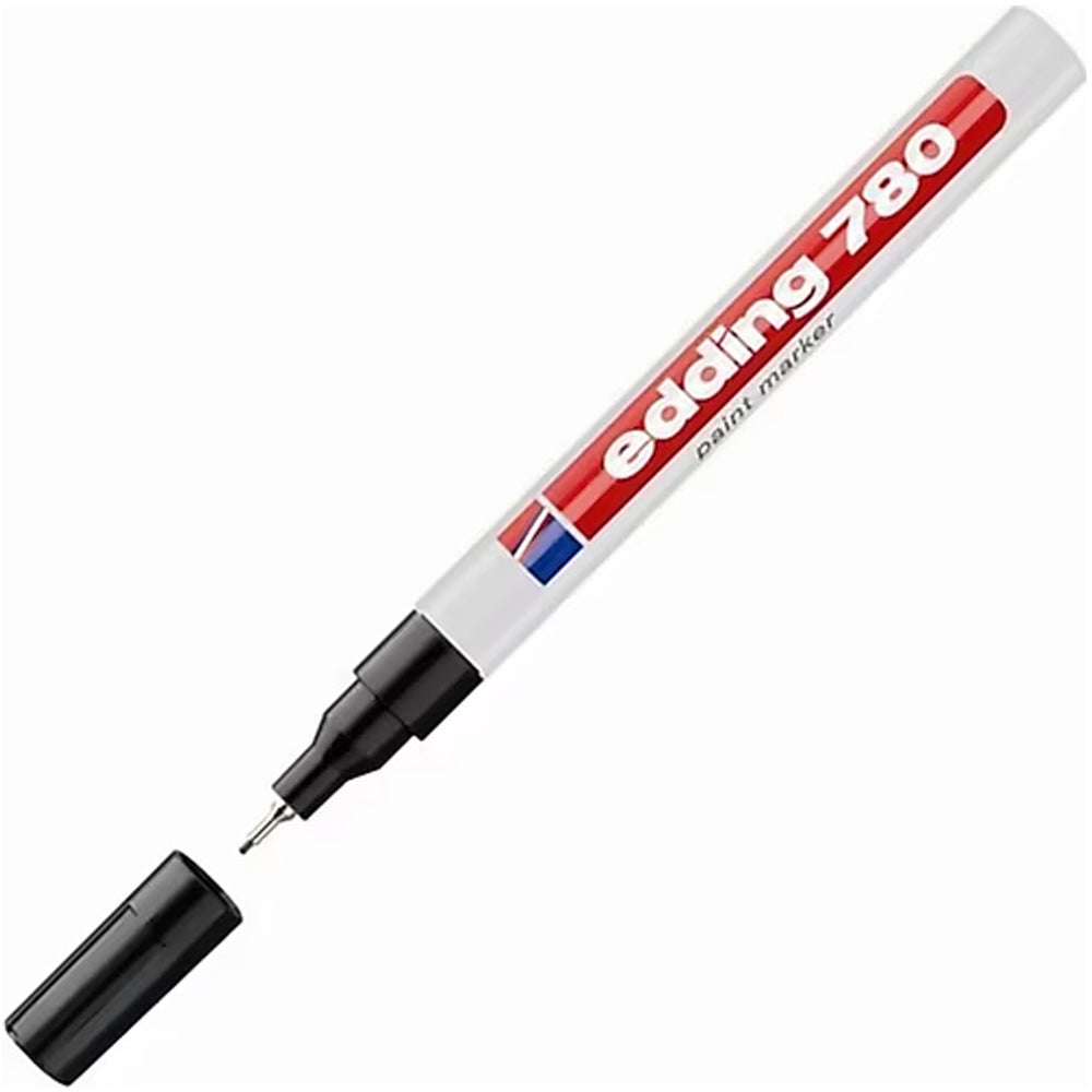 Edding 780 Paint Marker 0.8mm Siyah (İğne Uçlu Dekor Markörü)