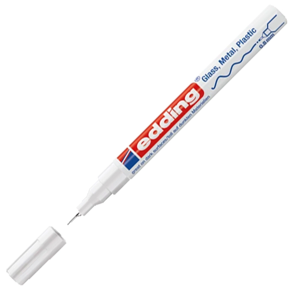 Edding 780 Paint Marker 0.8mm Beyaz (İğne Uçlu Dekor Markörü)