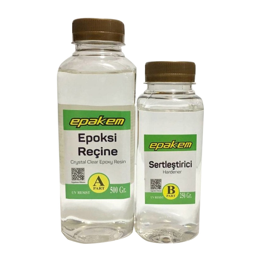 Epakem Epoksi Reçine ve Sertleştirici 2'li Set 750ml