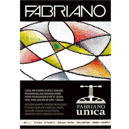 Fabriano Unica Blocco 250gr 20 Sayfa A4 (21x29.7cm) Beyaz