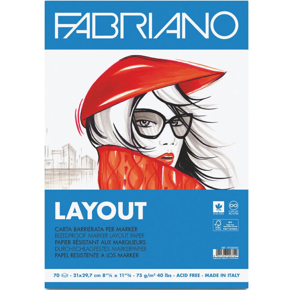 Fabriano Blocco Layout 75gr A3 (29,7x42cm) 70 Sayfa