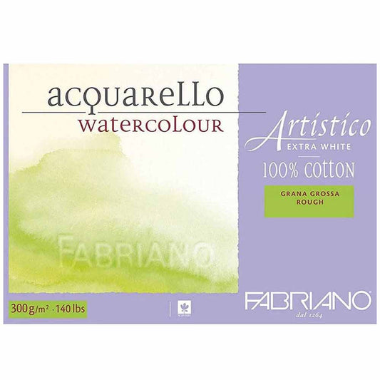 Fabriano Artistico Extra White Rough 300gr Sulu Boya Blok 20 Sayfa 18x26cm