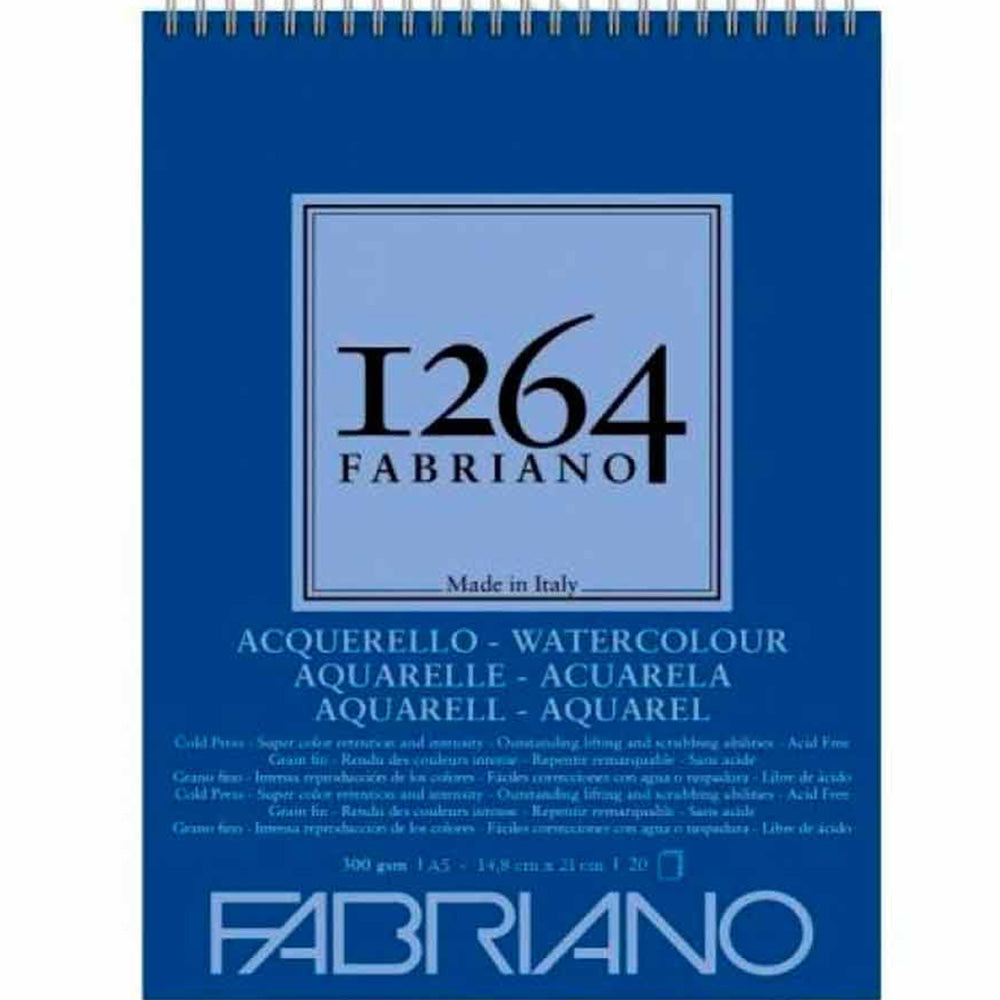 Fabriano 1264 Black Paper Spiralli 200gr 40 Sayfa A4 (21x29.7cm)