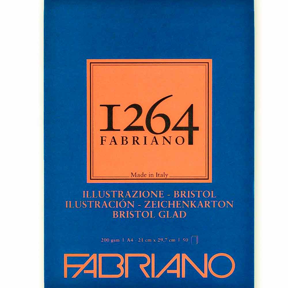Fabriano 1264 Bristol Defteri 200gr 50 Sayfa A4 (21x29.7cm)