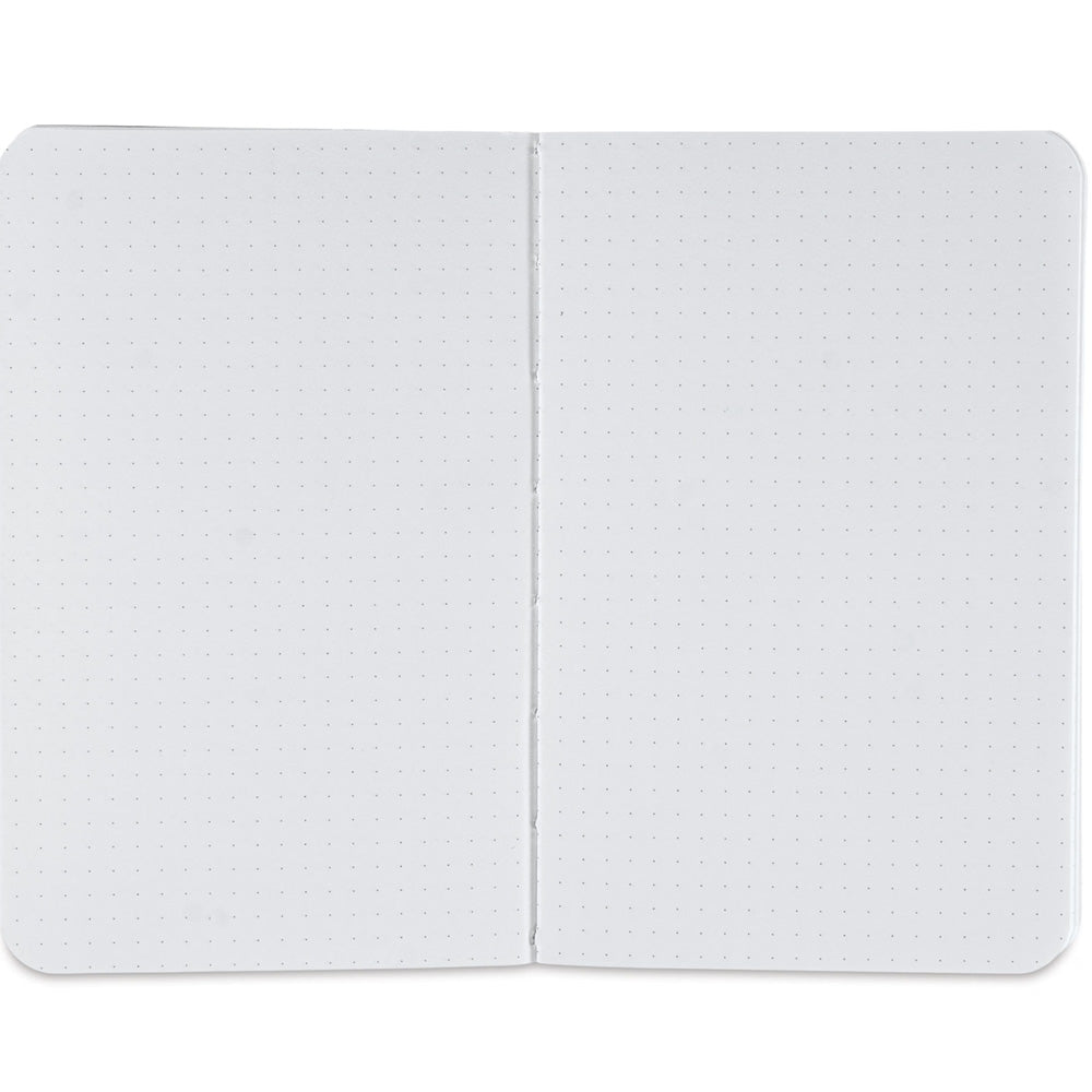 Fabriano Ecoqua Plus Fabric Notebook 90gr A6 Nero Dotted 80 Yaprak