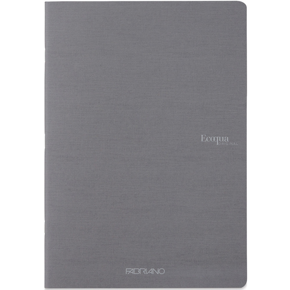 Fabriano Ecoqua Original Notebook 90gr A4 Antracite Blank 40 Sayfa