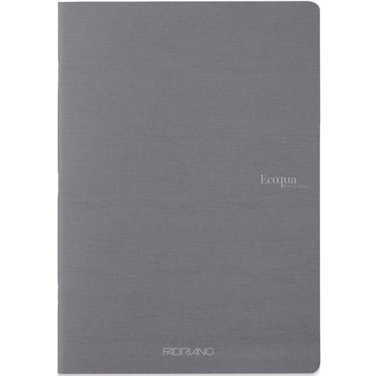 Fabriano Ecoqua Original Notebook 90gr A4 Antracite Blank 40 Sayfa