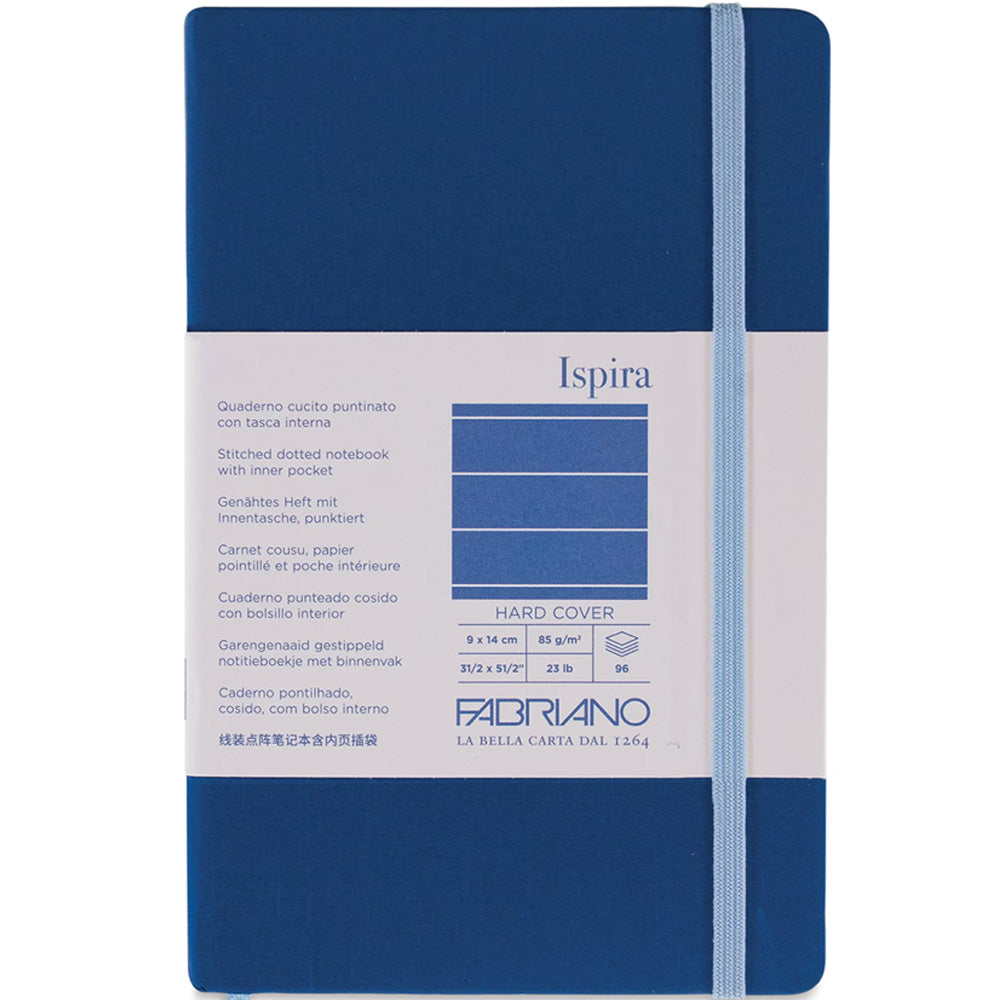 Fabriano Ispira Hardcover Notebook 85gr A6 Royal Blue Ruled 96 Yaprak