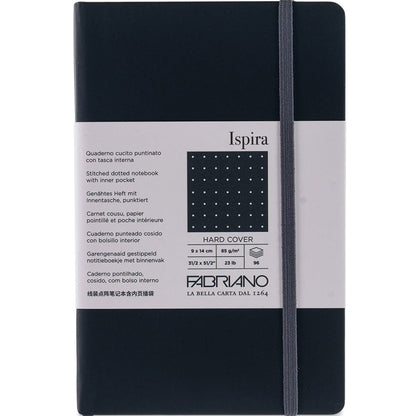 Fabriano Ispira Hardcover Notebook 85gr A6 Black Dotted 96 Yaprak