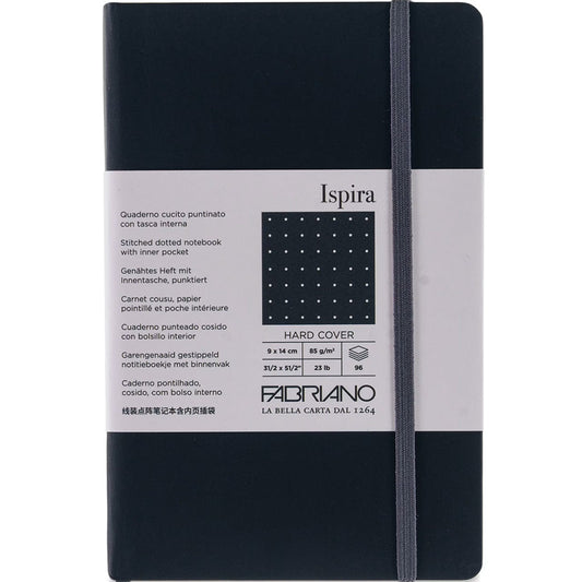 Fabriano Ispira Hardcover Notebook 85gr A6 Black Dotted 96 Yaprak