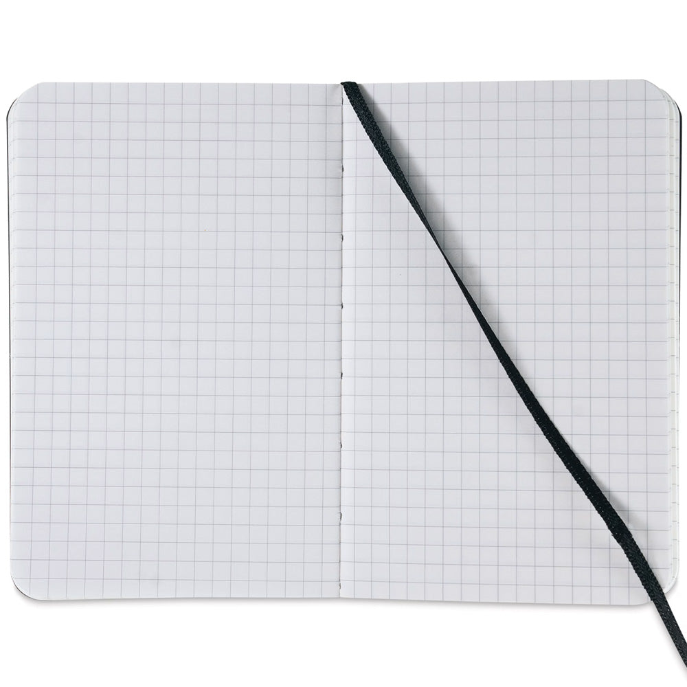 Fabriano Ecoqua Plus Stitch Notebook 90gr A6 Nero Squared 80 Yaprak
