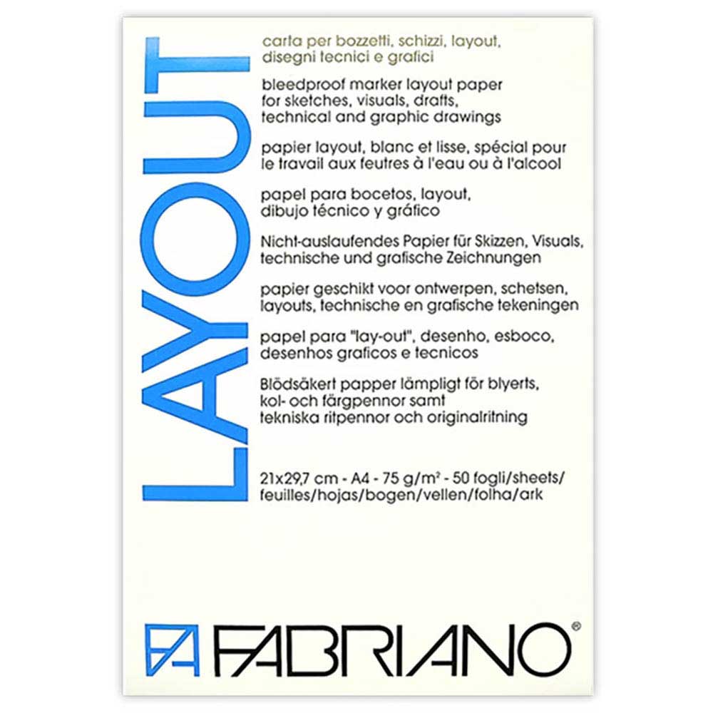 Fabriano Layout 75gr A4 (21x29.7cm) 50 Sayfa