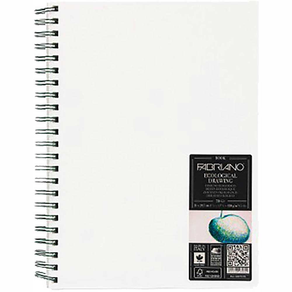 Fabriano Ecological Drawing Book 120gr Portrait Spiralli Çizim Blok 70 Sayfa A5 (14.8x21cm)