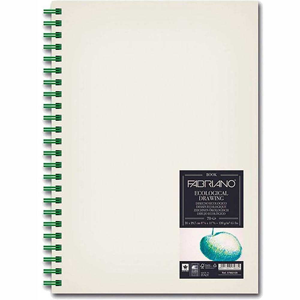 Fabriano Ecological Drawing Book 120gr Portrait Spiralli Çizim Blok 70 Sayfa A4 (21x29.7cm)