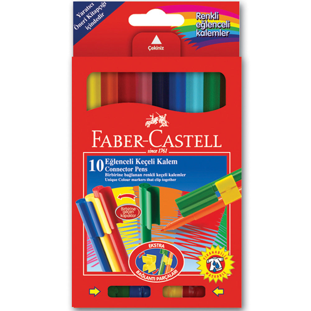 Faber Castell Eğlenceli Keçeli Kalem 10'lu