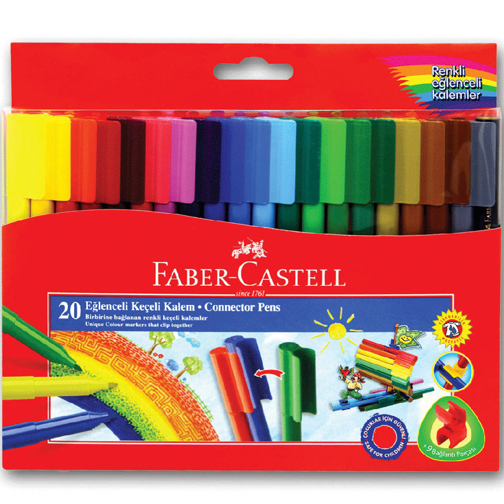 Faber Castell Eğlenceli Keçeli Kalem 20'li