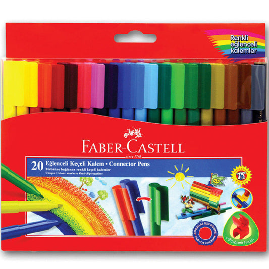 Faber Castell Eğlenceli Keçeli Kalem 20'li