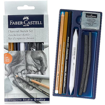 Faber Castell Kömür Sketch Seti 7li
