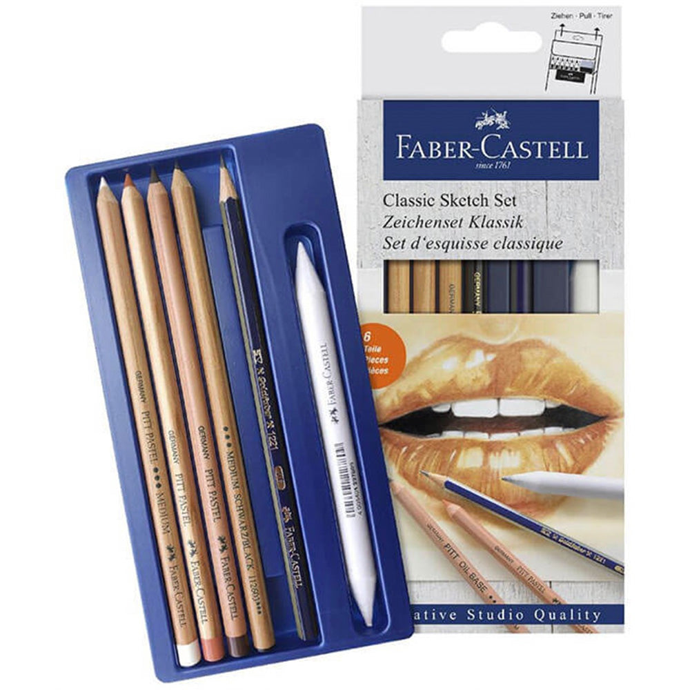 Faber-Castell Klasik Sketch Seti 6'lı