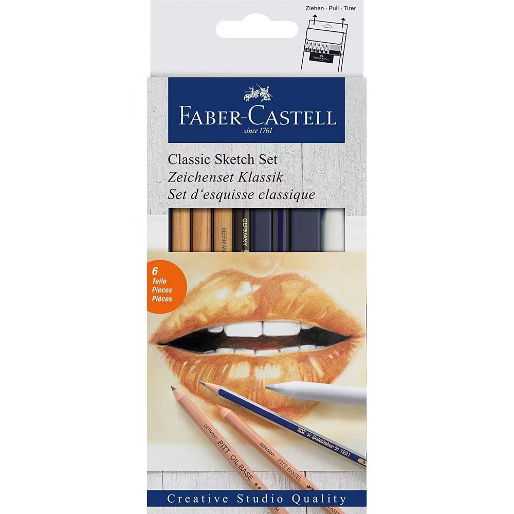 Faber-Castell Klasik Sketch Seti 6'lı