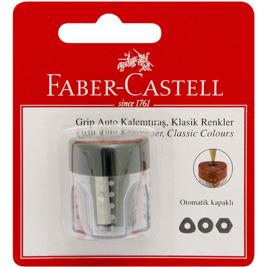 Faber Castell Grip Auto Kalemtraş (Klasik Renkler)