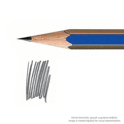 Faber Castell Goldfaber 1221 Dereceli Kurşunkalem HB