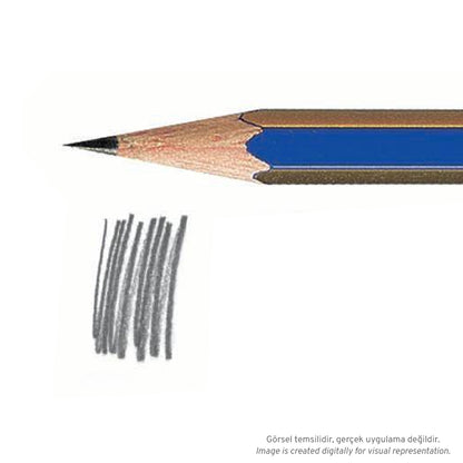 Faber Castell Goldfaber 1221 Dereceli Kurşunkalem B
