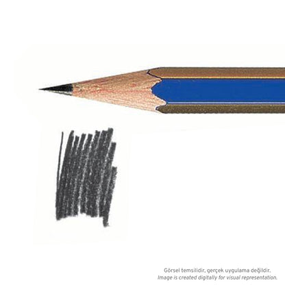 Faber Castell Goldfaber 1221 Dereceli Kurşunkalem 5B